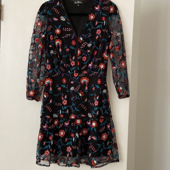 Sam Edleman floral mesh mini dress - Picture 6 of 7